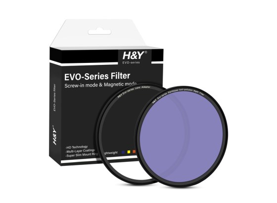 H&Y Filters、光害カットフィルター「EVO-Series Night Filter Kit」に82/95mmが登場。ねじ込み・マグネット装着に対応