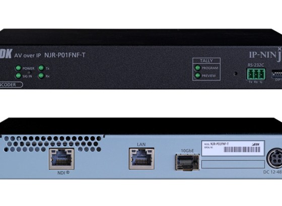 IDK、新エンコーダー「NJR-P01FNF-T」発表。異なるIPシステムの連携で柔軟な映像システムを構築