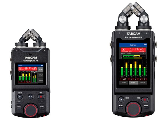 TASCAM、「Portacapture X8」「Portacapture X6」の最新ファームウェアを公開。iZPOCKET STUDIOでのオーバーダブ不具合を修正
