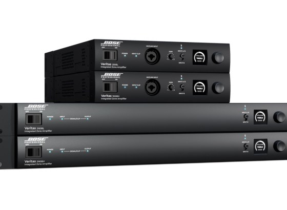 Bose Professional、「Veritas」スマートミキサーアンプシリーズを発売。店舗音響を自動最適化