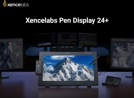 Xencelabs、描画ディスプレイ「Pen Display 24+」発売。業界初のCalman Readyカラーマネジメント内蔵
