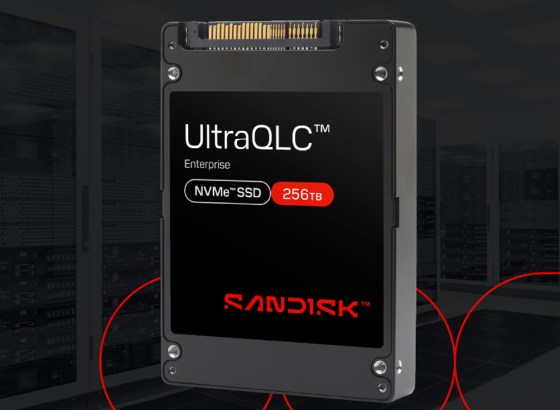 サンディスク、256TBの超大容量エンタープライズSSDを発表。新UltraQLCプラットフォームで披露、2026年前半に提供開始へ