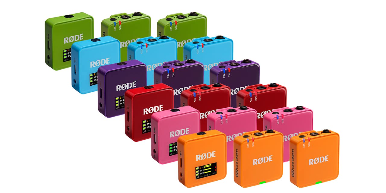 「グリーン」「ブルー」「パープル」「レッド」説明写真
