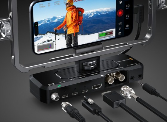 ブラックマジックデザイン、新製品「Blackmagic Camera ProDock」発表。タイムコード、ゲンロック、外部オーディオ、収録用のUSBディスクなどを接続可能