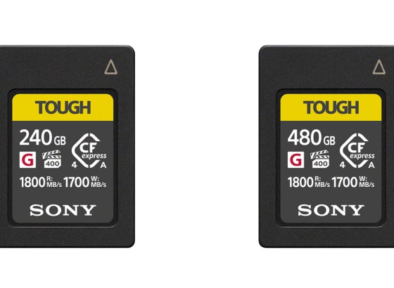 ソニー、CFexpress Type Aカードのラインナップに240GBと480GBの新モデルを追加。CFexpress 4.0対応、読み出し1800MB/sを実現