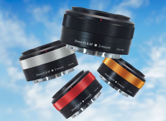 SG-image、 APS-C用大口径広角レンズ「AF 25mm F1.8」にニコンZマウントを追加