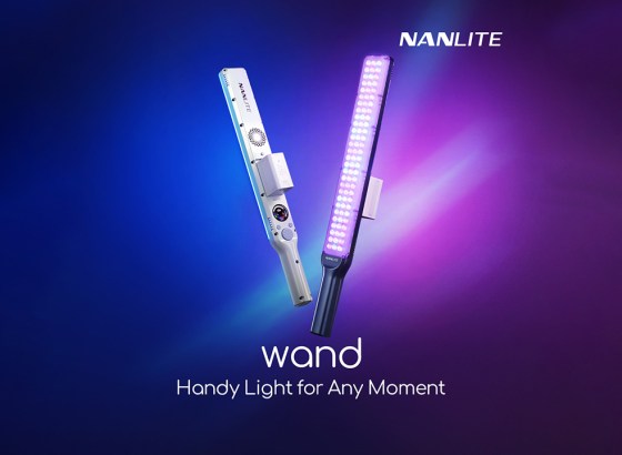 NANLITE、軽量420gのフルカラースティックライト「NANLITE wand」発売