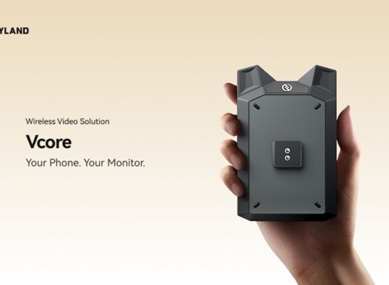 Hollyland、ワイヤレス伝送システム「Vcore」発表。手持ちのスマホで4K映像をモニタリング