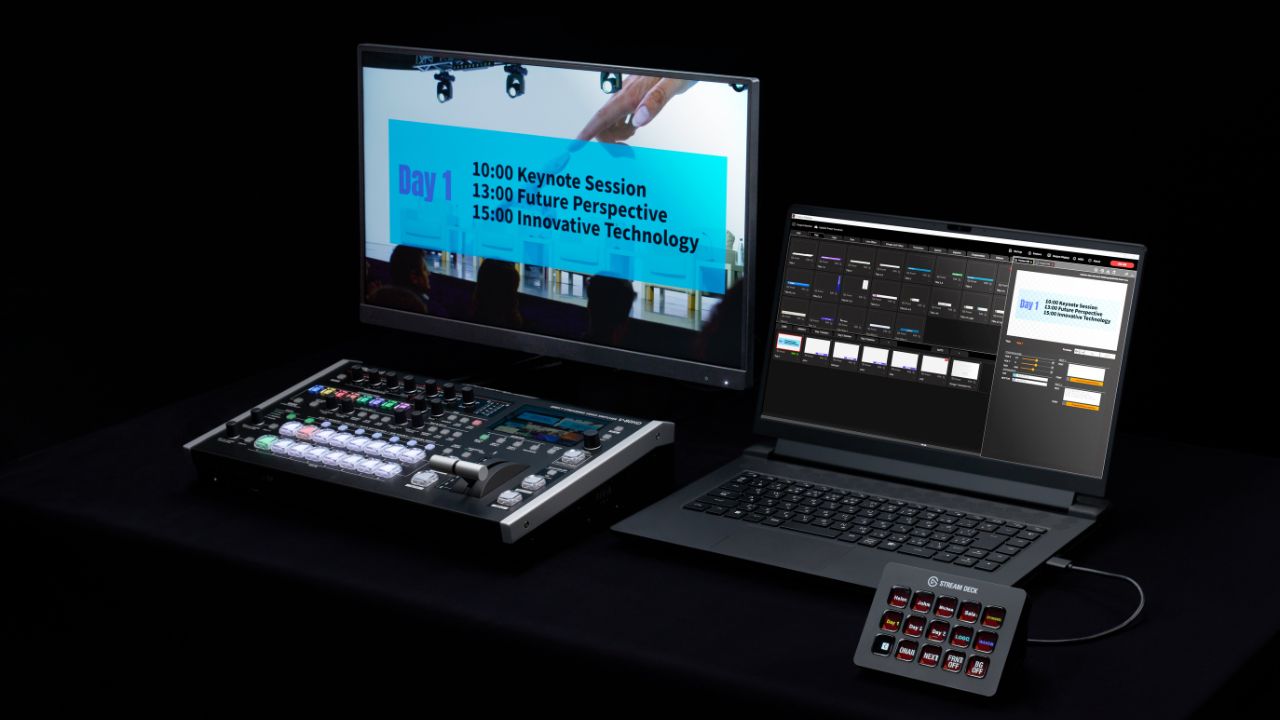 ローランド、映像演出ソフト「Graphics Presenter」が Elgato「Stream Deck」に対応。イベント演出やスポーツ中継での、より正確かつ スムーズな映像・音響操作が実現