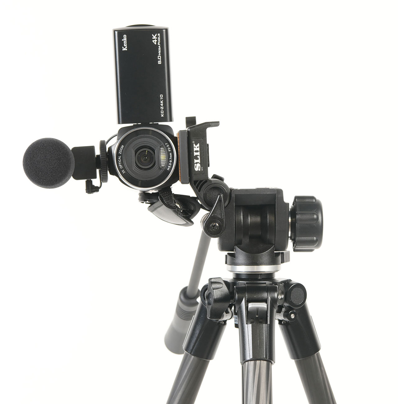 ケンコー・トキナー、流行の「縦長動画」の撮影に対応する動画雲台「スリック バーチカルビデオヘッド」 発売。