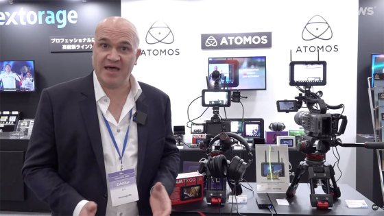 ATOMOS、「Shinobi 7 RX」「Ninja TX」を国内初披露。ワイヤレスと8K