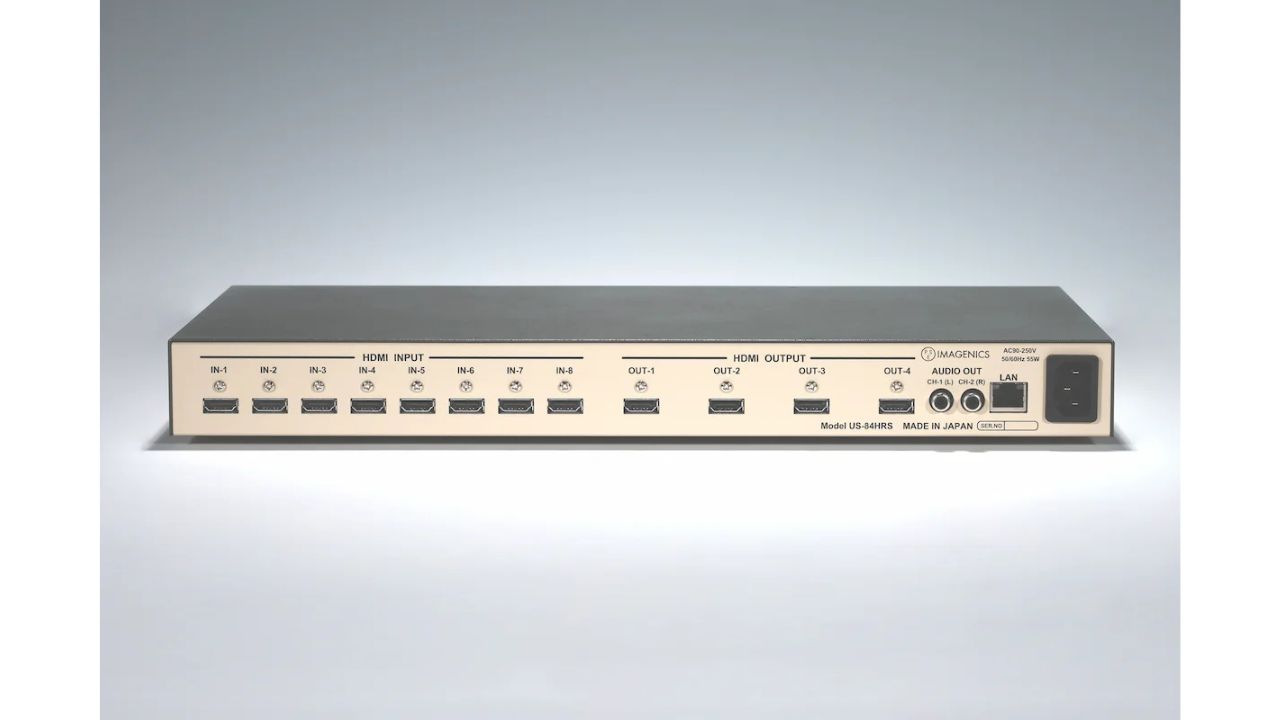 イメージニクス、4K 8x4 HDMI SELECTOR & SYNCHRONIZER「US-84HRS」発売。