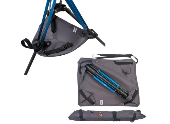 ニッシンジャパン、ライトスタンド用「帆布ロールバッグ」発売。「運ぶ・固定」を1枚で解決、50〜60cmに対応