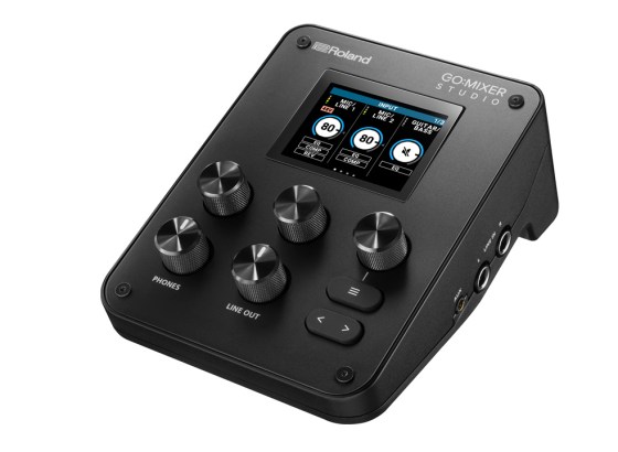ローランド、iOS/PC向け小型オーディオインターフェース「GO:MIXER STUDIO」発売。豊富な入出力とエフェクトを搭載