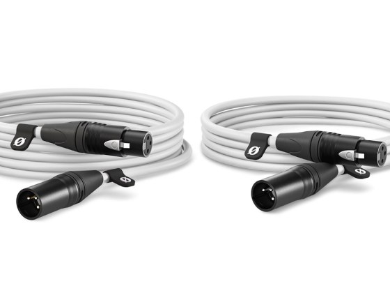 RØDE、プレミアムXLRケーブル「XLR-3/XLR-6」に新色ホワイトを追加。配信環境を統一可能に