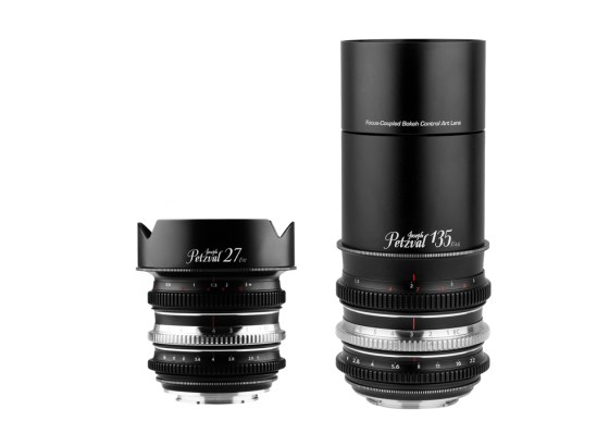 ロモグラフィー、「Petzval Art Lens」シリーズに27mmの広角と135mmの望遠が追加。ぐるぐるボケを自在に制御