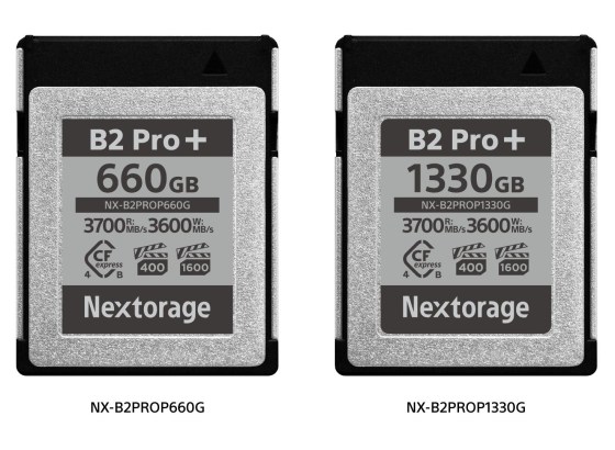 Nextorage、VPG1600/VPG400両対応CFexpress Type Bメモリーカード「NX-B2PRO+シリーズ」発売 [CP+2026]