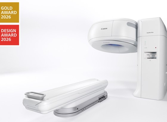 キヤノン、iF デザインアワード32年連続受賞。CT診断装置「Aquilion Rise」が最高位の金賞