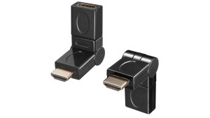 サンワサプライ、4K/60Hz対応のHDMIアダプタ「AD-HD35」発売。90°屈曲と回転機構で配線が自由自在。