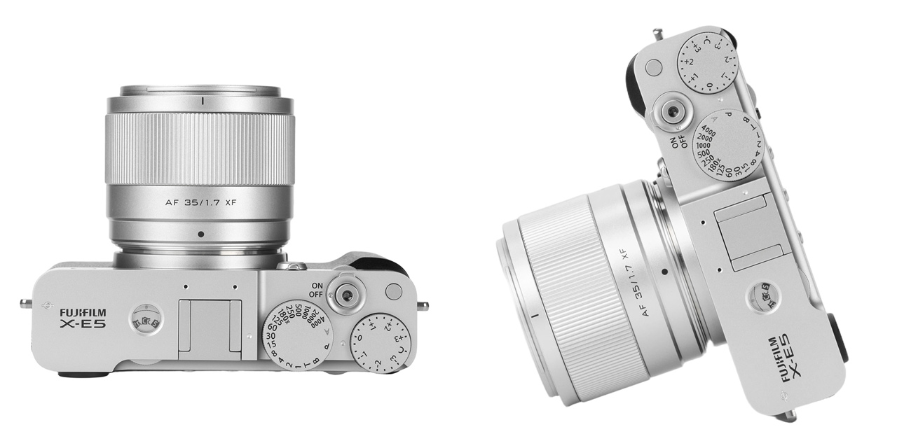 Viltrox AF 35mm F1.7 AIR Silverの側面