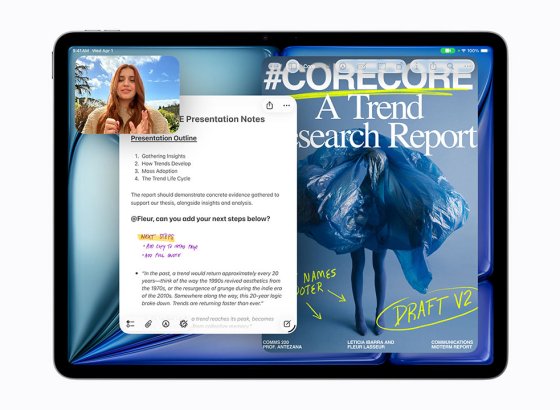 Apple、M4チップを搭載した新しいiPad Airを発表