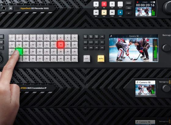 ブラックマジックデザイン、コンバーター内蔵のATEM用コントロールパネル「Monitoring Rack Panel」を発表 [NAB2026]