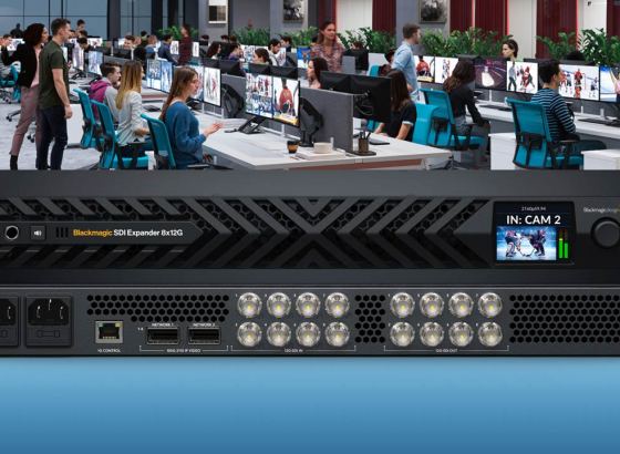 ブラックマジックデザイン、双方向コンバーター「Blackmagic SDI Expander 8x12G」発表。100Gイーサネットで16ch変換 [NAB2026]