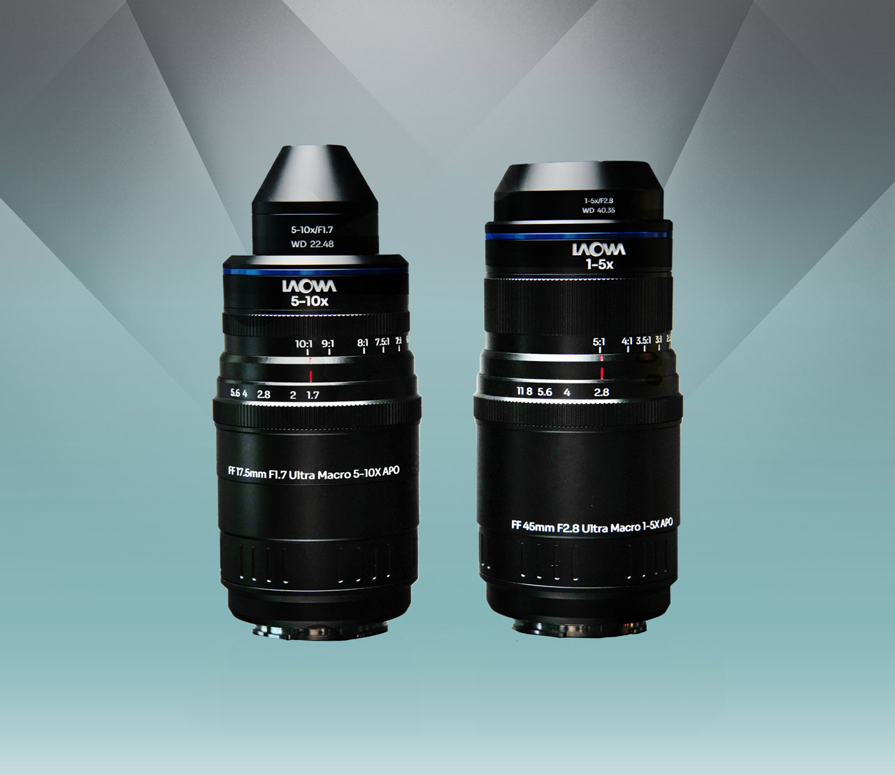 Laowa Axon 45mm f/2.8 Ultra Macro 1-5x APOレンズのクローズアップ