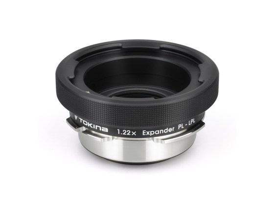 KPI、「Tokina Cinema 1.22倍エクスパンダー」5月より出荷開始。フルフレームPLレンズを中判シネマ機で