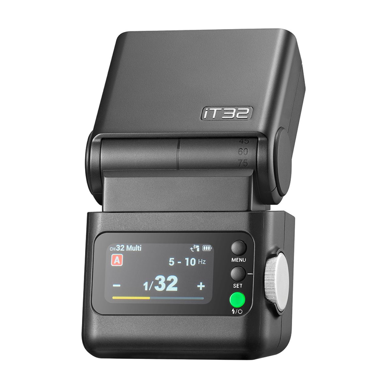 GODOX iT32のタッチスクリーン表示