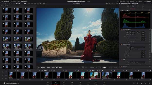 ブラックマジックデザイン、DaVinci Resolve 21を発表。スチル写真用