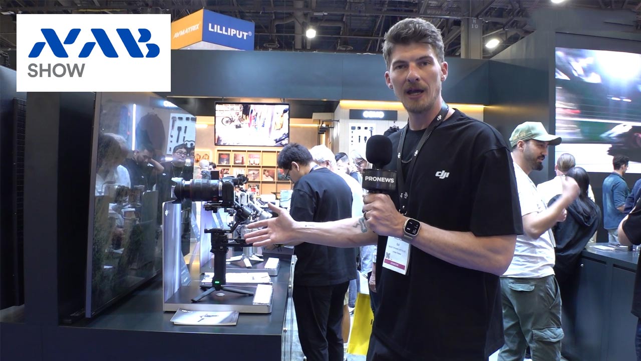 DJI RS 5の全体像と3軸調整ノブ