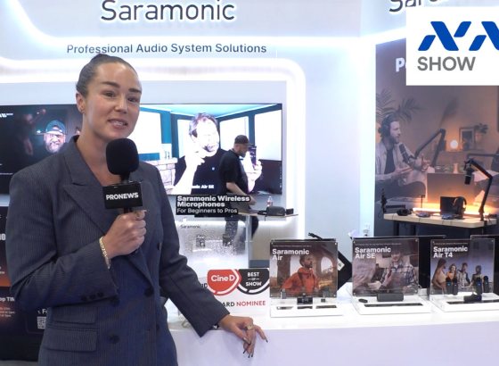 Saramonic、手持ちインタビューにも対応する超小型マイクと他社システム連携型インターカムを発表。高いコストパフォーマンスを実現[NAB2026展示レポート]