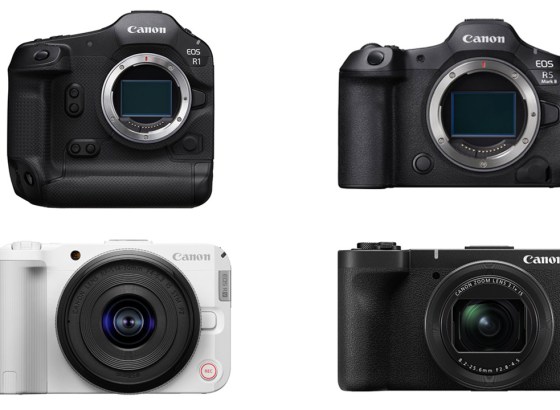 キヤノン、EOS R1/EOS R5 Mark II/EOS R50 V/PowerShot V1のファームウェアアップデートを発表