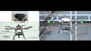 NHK技研、8kmの安定伝送を実現する「空飛ぶロボカメ」と自営回線による「IP回線中継ドローン」を開発