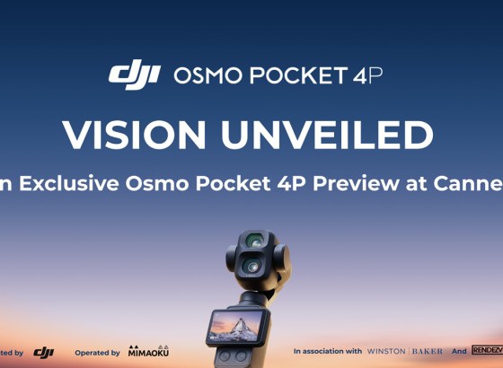 DJI、ジンバルカメラ「Osmo Pocket 4P」をカンヌ映画祭で公開。シネマレベルの映像性能とポケットサイズの携帯性を両立