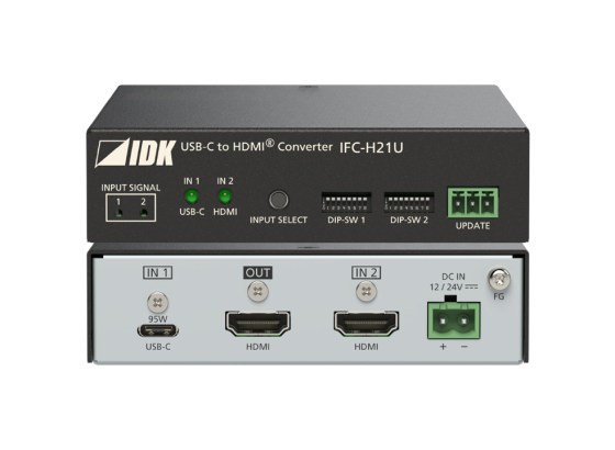 アイ・ディ・ケイ、最大95WのPD給電に対応したUSB-C to HDMIコンバーター「IFC-H21U」を発売
