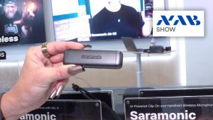 5gの超小型設計とハンドヘルドへの変形。Saramonic「Air SE」が示す現場主義の機動力[NAB2026展示レポート]