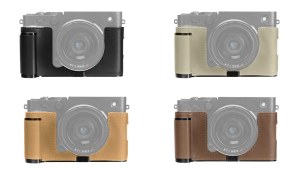 焦点工房、富士フイルム X-E5専用ケース「LCP-053」発売。予備SDカードも締め付けプレートも収納可能