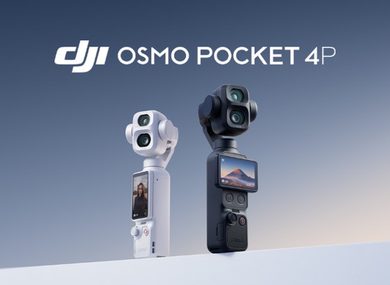 DJI、初のデュアルレンズジンバル「Osmo Pocket 4P」発売！1型センサーと60mm中望遠でシネマ級の描写