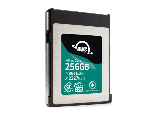 OWC、CFexpress 4.0 Type B「Atlas Core 256GB」を発売。信頼性・速度・高いコストパフォーマンスを実現