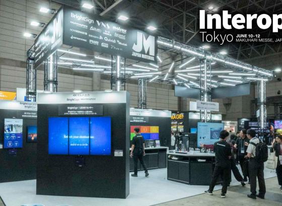 MatroxやBrightSignなど主要ブランドが集結。ジャパンマテリアルが提示する「映像を運び、見せる」最適解 Vol.08 [Interop 2026]