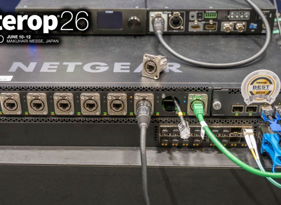 ネットギア、Interop 2026で準グランプリを受賞。放送・ライブ市場をターゲットにした「M4350 Phase 4」の実力 Vol.06 [Interop 2026]