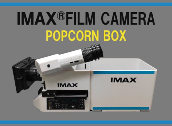海外で即完売の「IMAXフィルムカメラ・ポップコーンボックス」が日本上陸！全国14劇場で9月発売へ