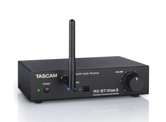 TASCAM、コンパクト業務用Bluetoothレシーバー「RX-BT10MKII」発売。機器名の任意設定に対応