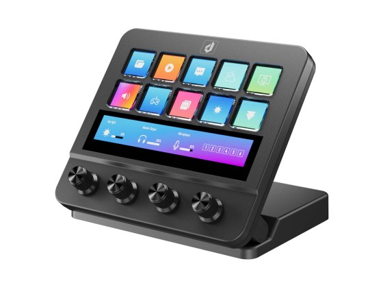 リンクス、カスタマイズ自在なマクロLCDパッド「upHere N4E」を発売。10個のLCDマクロキー、4個のダイヤルを設定可能