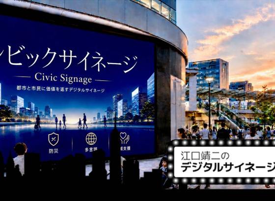 江口靖二のデジタルサイネージ時評&nbsp;/&nbsp;Vol.118 