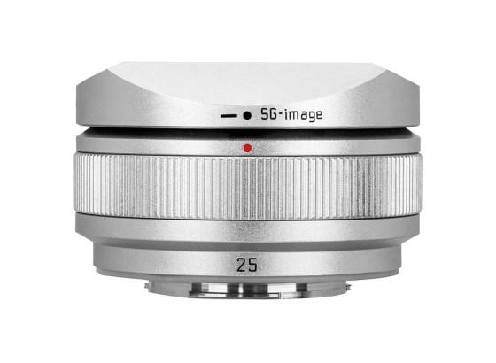 SG-image、「SG-image AF 25mm F1.8 マイクロフォーサーズ」にシルバー追加。薄型フィルターを先行発売