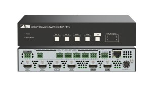 アイ・ディ・ケイ、4K/60p対応HDMIシームレススイッチャー「IMP-F41U」を発売。4入力・2分配出力に対応