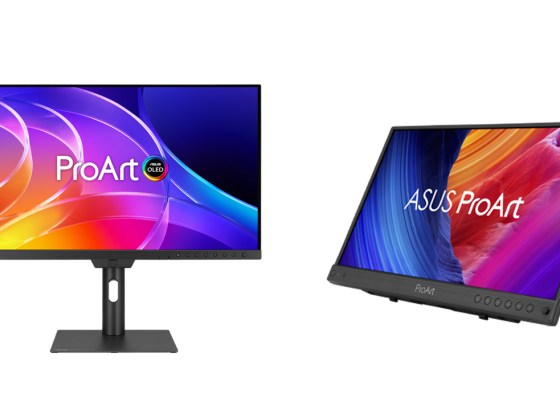 ASUS、クリエイター向けProArtより、フラッグシップ4K QD-OLEDモニターとポータブル4K HDRモニター2機種を発売
